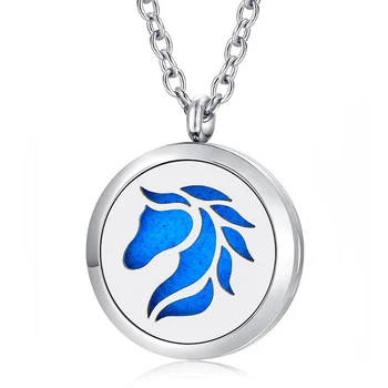 316L Stainless Steel Horse Aroma Necklace Locket Pendant Aromatherapy Lockets Essential Oil Diffuser Necklace For Gift
316L Stainless Steel Horse Aroma Necklace Locket Pendant Aromatherapy Lockets Essential Oil Diffuser Necklace For Gift