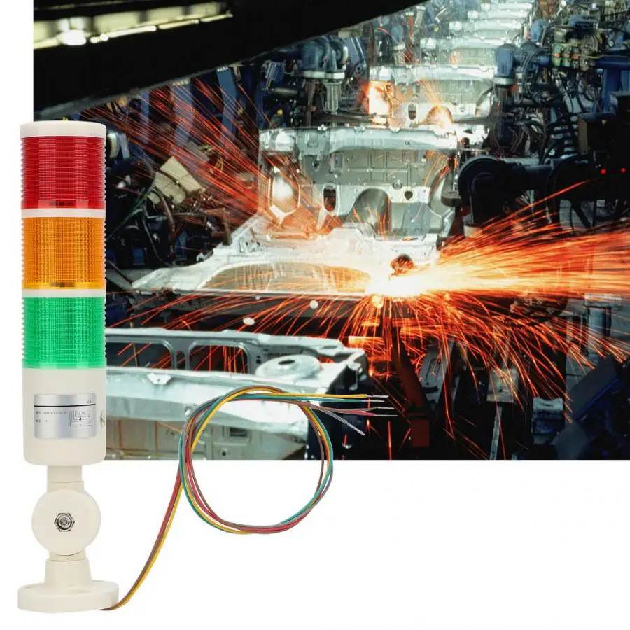 24VDC Warning Light Strobe Red /Orange/Green CNC Machine Warning Light LED Indicator Alarm Signal Light with Buzzer Sound
24VDC Warning Light Strobe Red /Orange/Green CNC Machine Warning Light LED Indicator Alarm Signal Light with Buzzer Sound