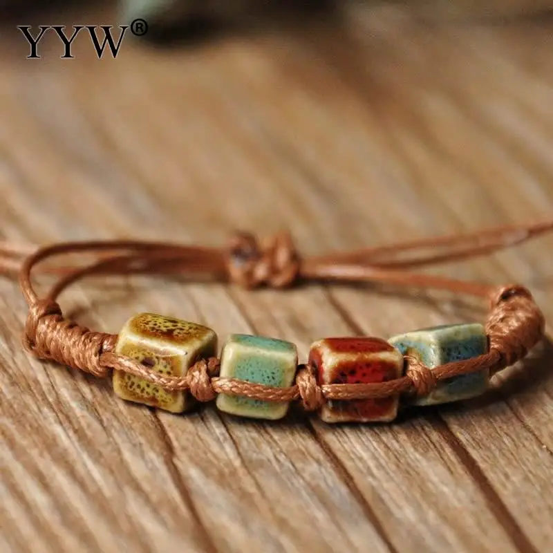 Bracciali Donna Ethnic Style Original Ceramic Adjustable Waxed Nylon Cord Handmade Porcelain Beads Rope Bracelets For Women Men
Bracciali Donna Ethnic Style Original Ceramic Adjustable Waxed Nylon Cord Handmade Porcelain Beads Rope Bracelets For Women Men