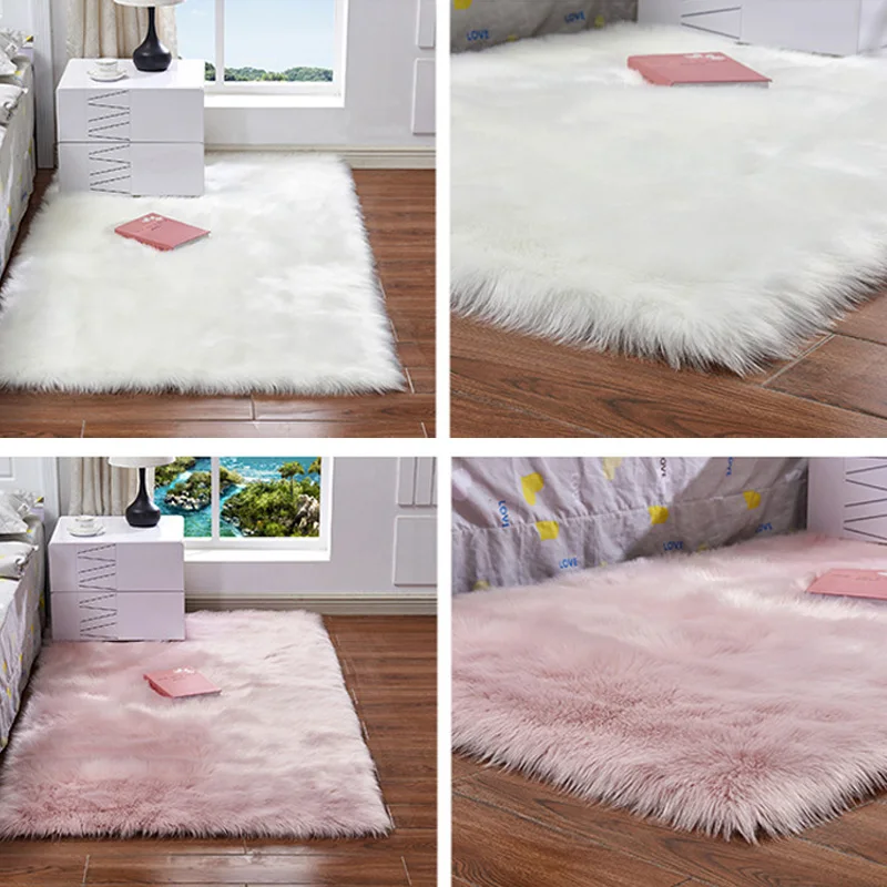 Pink/Gray/Khaki Sofa Bedroom Soft Fluffy Wool Sheepskin Mat Washable Rug Floor Carpet Blanket For Home Diy
Pink/Gray/Khaki Sofa Bedroom Soft Fluffy Wool Sheepskin Mat Washable Rug Floor Carpet Blanket For Home Diy