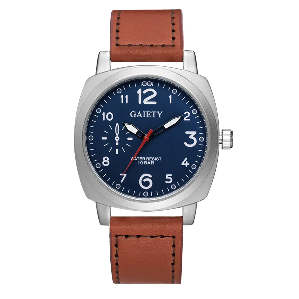 Brand Hot selling Wrist Watch Personality Fashion Geometry Watch Men's PU Strap Quartz Watch Uhren Herren
Brand Hot selling Wrist Watch Personality Fashion Geometry Watch Men's PU Strap Quartz Watch Uhren Herren
