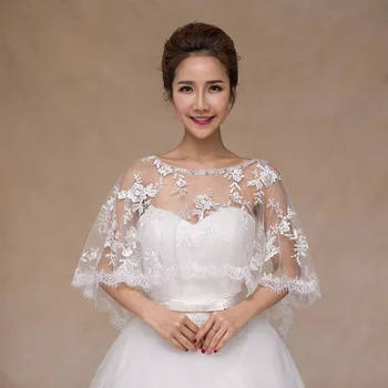 White/Red Cape Mariage Summer Elegant Women Lace Beading Bridal Wraps Shawl Tulle Wedding Jacket Elegant Evening Dress Bolero
White/Red Cape Mariage Summer Elegant Women Lace Beading Bridal Wraps Shawl Tulle Wedding Jacket Elegant Evening Dress Bolero