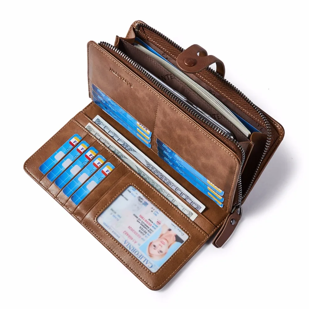 Women Wallets Genuine Leather Long Female Clutch Wallet High Capacity Ladies Purse Brand Designer Cowhide Women Wallets
Women Wallets Genuine Leather Long Female Clutch Wallet High Capacity Ladies Purse Brand Designer Cowhide Women Wallets