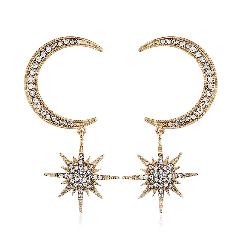adolph Brand Vintage Crystal Star Moon Stud Earring For Woman New Vintage korean Statement Big Earrings Punk Accessories brincos
adolph Brand Vintage Crystal Star Moon Stud Earring For Woman New Vintage korean Statement Big Earrings Punk Accessories brincos