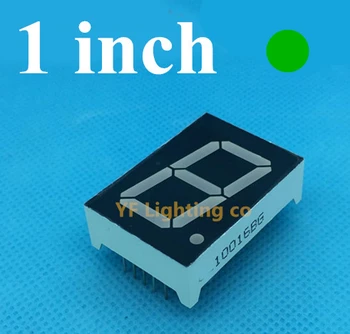 Pure green 1 inch 7 Segment LED Display 1 Bit Digital Tube 1" 1in Common ANODE(Nixie tube)
Pure green 1 inch 7 Segment LED Display 1 Bit Digital Tube 1" 1in Common ANODE(Nixie tube)