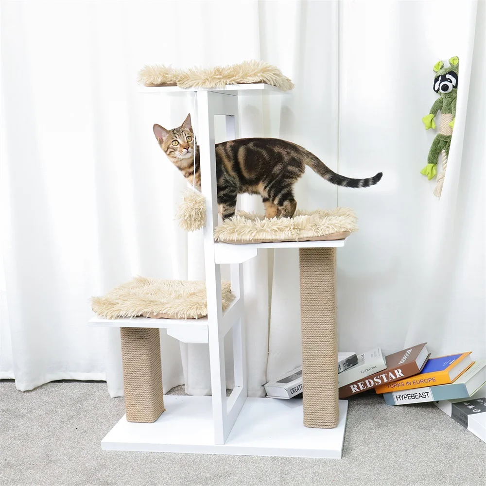 Fast Delivery Cat's Tree Tower Condo Scratcher Pets Scratching Post House Hammock Pets Playing Climbing Post Cat's Tree Tower
Fast Delivery Cat's Tree Tower Condo Scratcher Pets Scratching Post House Hammock Pets Playing Climbing Post Cat's Tree Tower