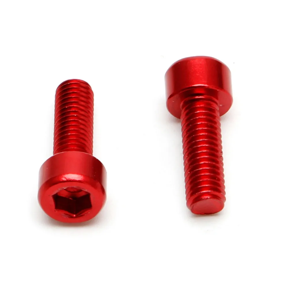 Bike Water Bottle Cage Bolts M5 MTB Road bike Fixed Gear Mountain bike accessori Aluminium Alloy Hex Socket Tapping Screws
Bike Water Bottle Cage Bolts M5 MTB Road bike Fixed Gear Mountain bike accessori Aluminium Alloy Hex Socket Tapping Screws