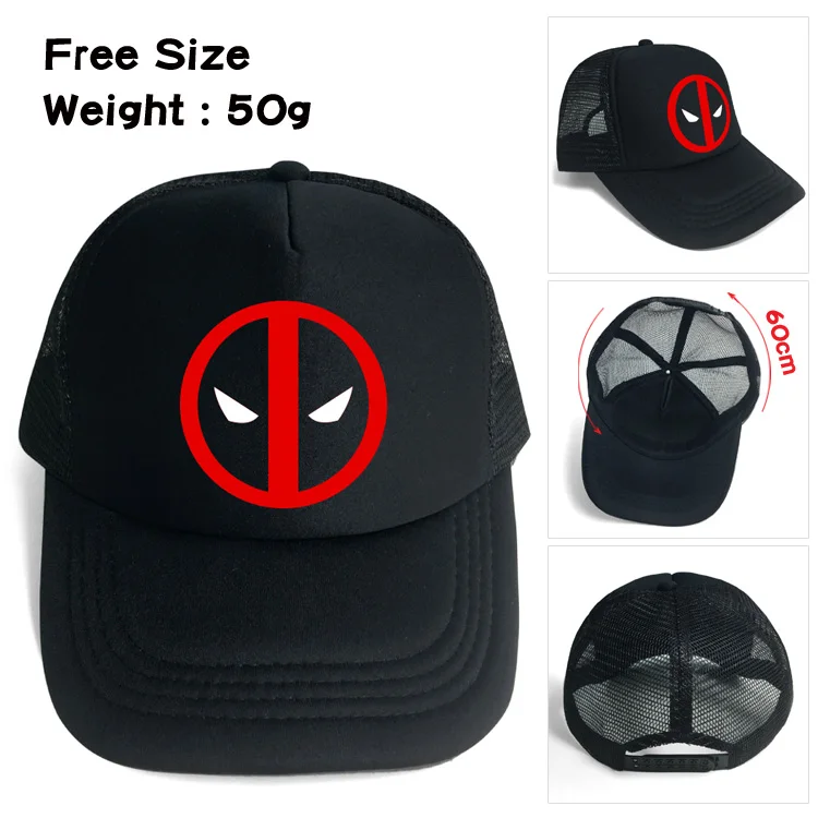 Adult's deadpool baseball hat Snapback adjusted mesh cap Hip Hop Hat For Men Women
Adult's deadpool baseball hat Snapback adjusted mesh cap Hip Hop Hat For Men Women