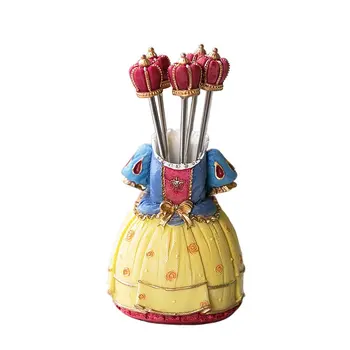 1 Piece Dress Resin Holder Stainless Steel Fruit Fork Home Decor Fruit Forks Picks Party Utensils
1 Piece Dress Resin Holder Stainless Steel Fruit Fork Home Decor Fruit Forks Picks Party Utensils