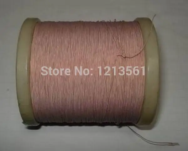 0.304mm 0.07x10 strands,(100m /pc) Mine antenna Litz wire,Multi-strand polyester silk envelope braided multi-strand wire
0.304mm 0.07x10 strands,(100m /pc) Mine antenna Litz wire,Multi-strand polyester silk envelope braided multi-strand wire