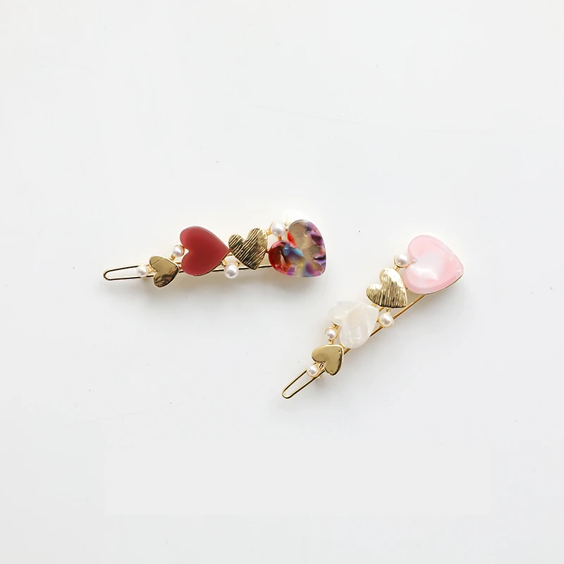 HZ 2019 New Fashion Acetate Hair Clip Heart Geometric Barrette Chic Pearls Hair Grip Lovely Hairpin Hair Accessories for Women
HZ 2019 New Fashion Acetate Hair Clip Heart Geometric Barrette Chic Pearls Hair Grip Lovely Hairpin Hair Accessories for Women