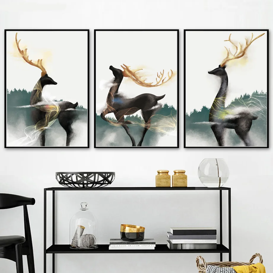 Vintage Retro A4 Hd Art Print Nordic Smoke Forest Deer Posters Abstract Wall Picture Canvas Painting Kids Room Home Decoration
Vintage Retro A4 Hd Art Print Nordic Smoke Forest Deer Posters Abstract Wall Picture Canvas Painting Kids Room Home Decoration