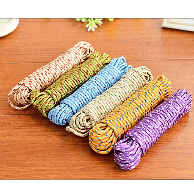 10m Picnic Quilt Blanket Clothes Line Rope Outdoor Travel Camping Clothesline Thick Nylon Cord Lanyard Survival Kits
10m Picnic Quilt Blanket Clothes Line Rope Outdoor Travel Camping Clothesline Thick Nylon Cord Lanyard Survival Kits