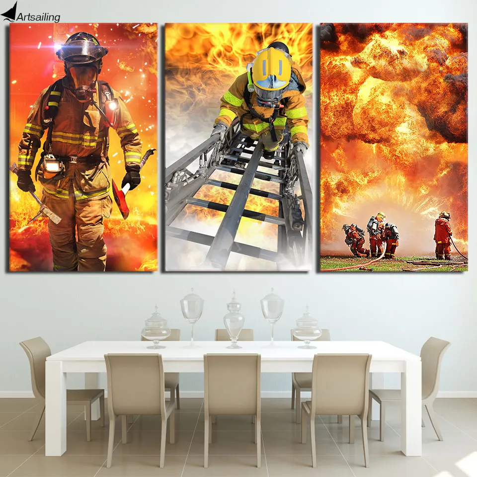 HD Printed 3 Piece Canvas Art Fireman Firefighter Painting Wall Pictures for Living Room Modern Free Shipping NY-6918D
HD Printed 3 Piece Canvas Art Fireman Firefighter Painting Wall Pictures for Living Room Modern Free Shipping NY-6918D
