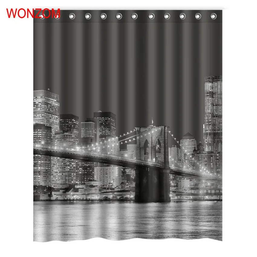 WONZOM 3D Bridge Shower Curtain Big Ben Bathroom Decor The Statue Of Liberty Decoration Landscape Polyester Bath Curtain Gift
WONZOM 3D Bridge Shower Curtain Big Ben Bathroom Decor The Statue Of Liberty Decoration Landscape Polyester Bath Curtain Gift