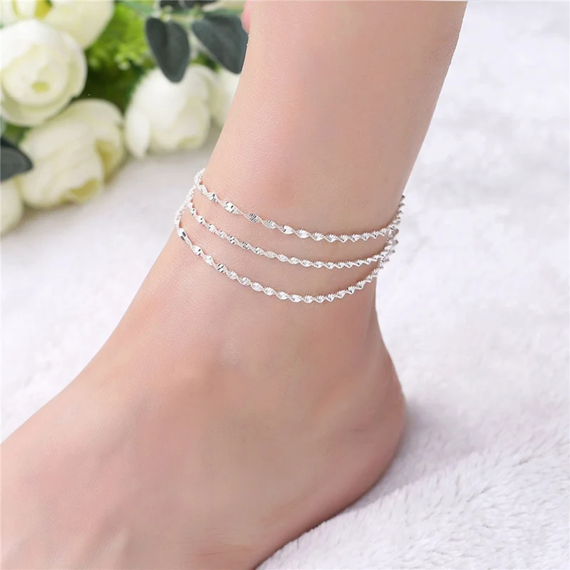 Bohemian Alloy Multi-layer Silver Color Ladies Ankle Foot Chain Leg Bracelet Women Jewelry Accessories Gifts
Bohemian Alloy Multi-layer Silver Color Ladies Ankle Foot Chain Leg Bracelet Women Jewelry Accessories Gifts