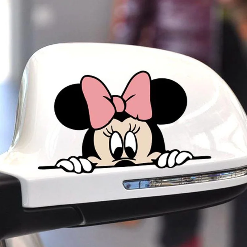 Funny Car Sticker Cute Mickey Minnie Mouse Peeping Cover Scratches Cartoon Rearview Mirror Decal For Motorcycle Vw Ford
Funny Car Sticker Cute Mickey Minnie Mouse Peeping Cover Scratches Cartoon Rearview Mirror Decal For Motorcycle Vw Ford