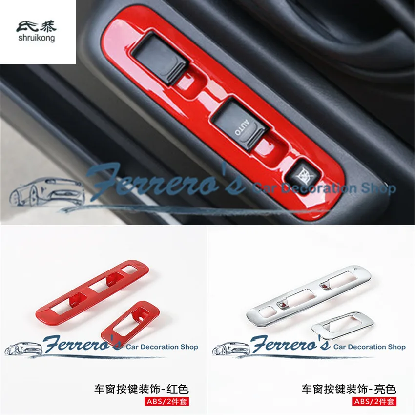2PCS/LOT ABS Chrome plated car covers for 2009-2015 Suzuki Jimny car covers of window lift decoration panel decoration sequins
2PCS/LOT ABS Chrome plated car covers for 2009-2015 Suzuki Jimny car covers of window lift decoration panel decoration sequins