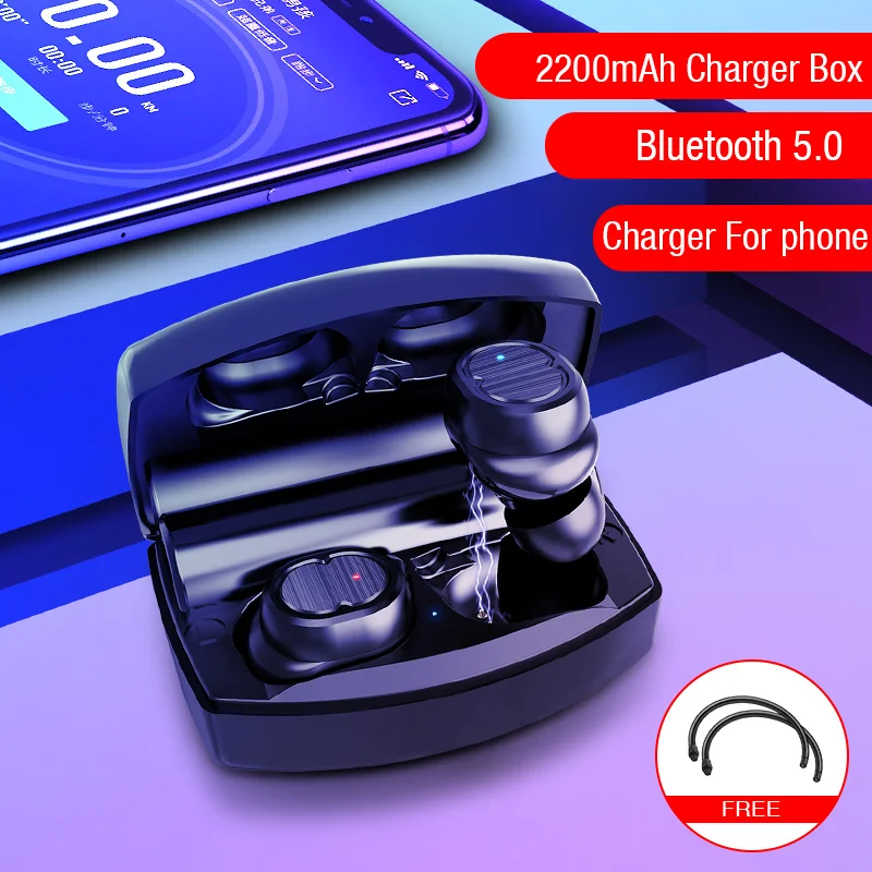 TWS8 Plus Bluetooth Earphone 5.0 Charge for phone Wireless Headset Voice Cancelling HD Mic handfree Earpieces for iPhone Samsung
TWS8 Plus Bluetooth Earphone 5.0 Charge for phone Wireless Headset Voice Cancelling HD Mic handfree Earpieces for iPhone Samsung