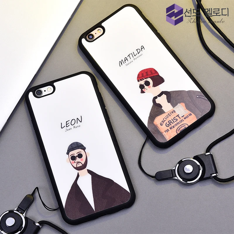 Leon Mathilda Couple phone case Cover For Iphone X XS MAX XR 10 8 7 6 6S plus Luxury Mirror Soft Silicone Funda Coque
Leon Mathilda Couple phone case Cover For Iphone X XS MAX XR 10 8 7 6 6S plus Luxury Mirror Soft Silicone Funda Coque