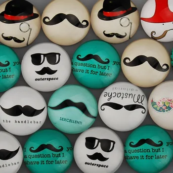 20 pcs 30 mm Round Flat Back Cute Beard Pattern Photo Glass Cabochons Embellishments, 7 mm Thickness-C4749
20 pcs 30 mm Round Flat Back Cute Beard Pattern Photo Glass Cabochons Embellishments, 7 mm Thickness-C4749