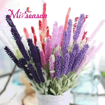10pcs/lot12 heads PE long Foam lavender decoration flower silk artificial flowers decorative Simulation arrangment 5 colors
10pcs/lot12 heads PE long Foam lavender decoration flower silk artificial flowers decorative Simulation arrangment 5 colors