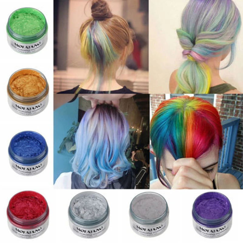 Color Hair Wax Styling Pomade Silver Grandma Grey Temporary Hair Dye Disposable Fashion Molding Coloring Mud Cream Dropshipping
Color Hair Wax Styling Pomade Silver Grandma Grey Temporary Hair Dye Disposable Fashion Molding Coloring Mud Cream Dropshipping