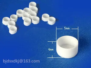 Alumina ceramic crucible / diameter*height=5*4 / Special crucible for thermal analysis instrument
Alumina ceramic crucible / diameter*height=5*4 / Special crucible for thermal analysis instrument