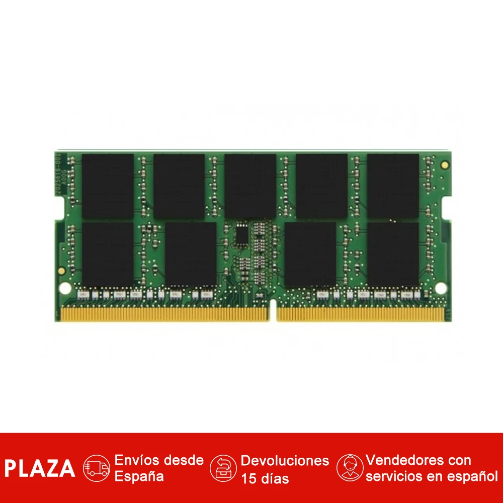 Kingston Technology System Specific Memory 8GB DDR4 2400MHz, 1 x 8 GB, 260-pin SO-DIMM, Negro
Kingston Technology System Specific Memory 8GB DDR4 2400MHz, 1 x 8 GB, 260-pin SO-DIMM, Negro