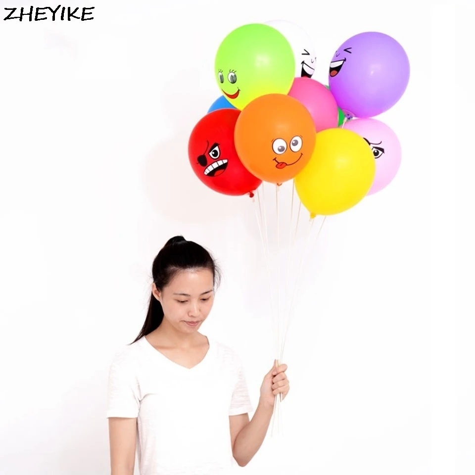 ZHEYIKE 5pcs/lot Balony Funny Emoji Globos Cute Smile Emoticon Latex Ballons Wedding Birthday Party Decoration Kids Toy Gifts
ZHEYIKE 5pcs/lot Balony Funny Emoji Globos Cute Smile Emoticon Latex Ballons Wedding Birthday Party Decoration Kids Toy Gifts