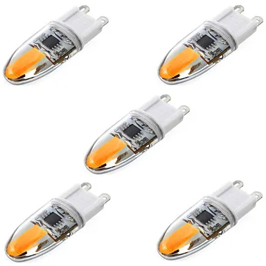 IWHD 5pcs 2W LED G9 Lamp Bulb 220V COB 160LM G9 LED Bi-pin Lights Replace Halogen Chandeliers 110v-220v
IWHD 5pcs 2W LED G9 Lamp Bulb 220V COB 160LM G9 LED Bi-pin Lights Replace Halogen Chandeliers 110v-220v