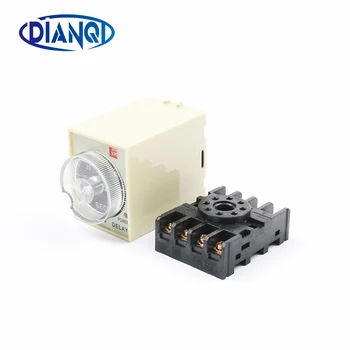 Power Off Delay Timer Time Relay 0-3 Minute 3M ST3PF with socket base AC 220V DC24V 0-60 seconds 60sec
Power Off Delay Timer Time Relay 0-3 Minute 3M ST3PF with socket base AC 220V DC24V 0-60 seconds 60sec