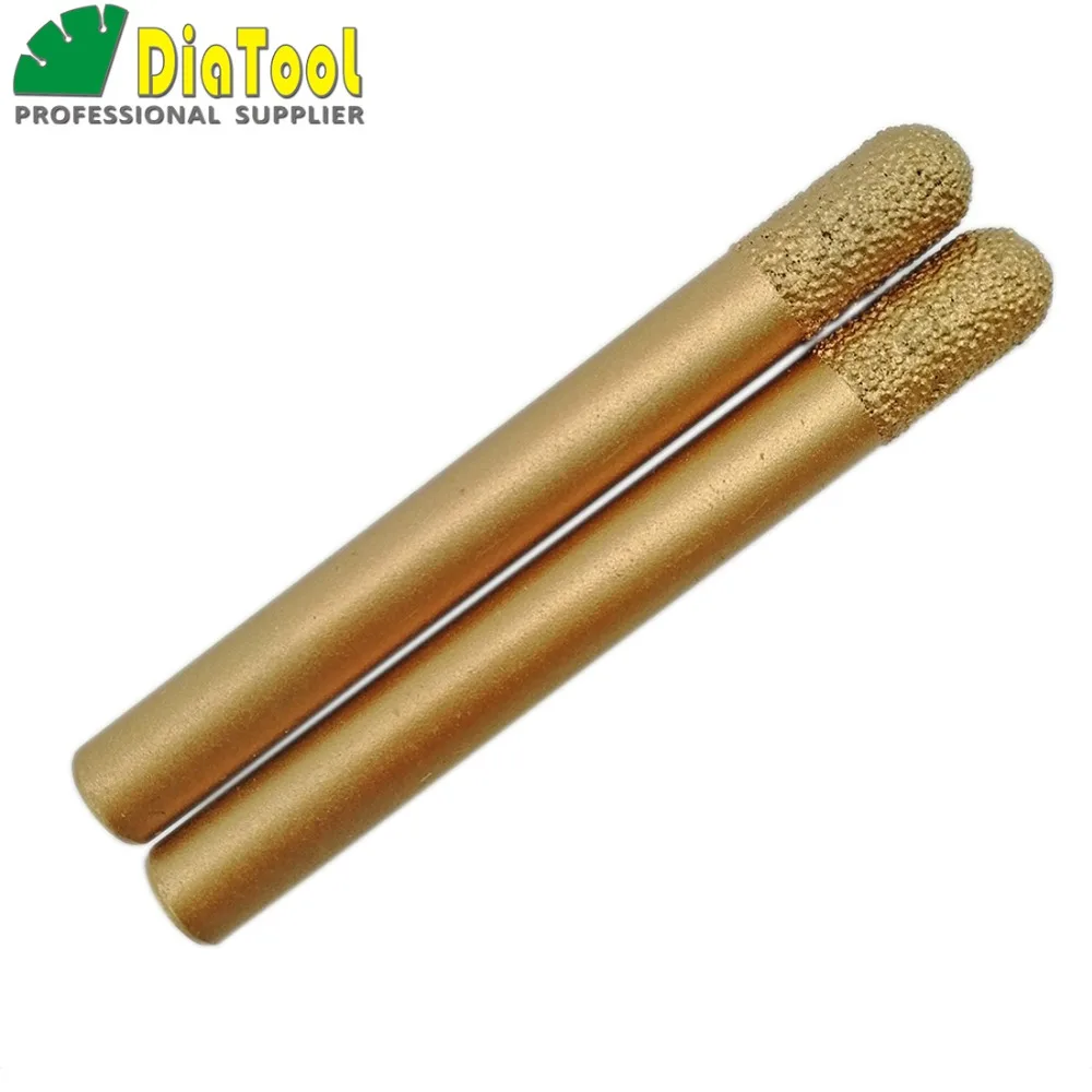 DIATOOL 2PCS CNC Engraving Bits For Stone(10/20mm) Ball-end, Striaght Diamond Burrs, Vacuum Brazed Diamond Carving Bits
DIATOOL 2PCS CNC Engraving Bits For Stone(10/20mm) Ball-end, Striaght Diamond Burrs, Vacuum Brazed Diamond Carving Bits