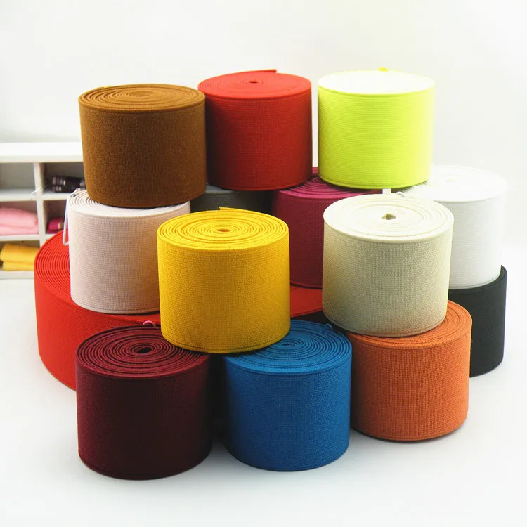 1M/50mm Trim Elastic Ribbon Clothing Sewing Accessories DIY Ribbons Crafts Colored Ribbon Elastic Bands For Clothes Fabric LU14
1M/50mm Trim Elastic Ribbon Clothing Sewing Accessories DIY Ribbons Crafts Colored Ribbon Elastic Bands For Clothes Fabric LU14