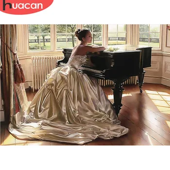 HUACAN DIY 5D Diamond Painting People Needlework Craft Gift Full Square Girl and Piano Diamond Embroidery Cross Stitch Kits F375
HUACAN DIY 5D Diamond Painting People Needlework Craft Gift Full Square Girl and Piano Diamond Embroidery Cross Stitch Kits F375