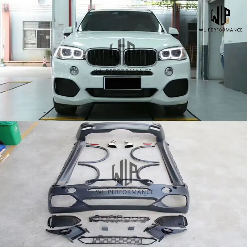 F15 FRP Unpainted Car Body Kit Front Rear Bumper Round Eyebrows Side Skirts For BMW F15 X5 M-TECH Style 2015
F15 FRP Unpainted Car Body Kit Front Rear Bumper Round Eyebrows Side Skirts For BMW F15 X5 M-TECH Style 2015