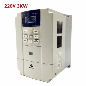 Variable Frequency Drive 3KW 1PH 220V CNC Spindle Motor Speed Control 4HP VFD Inverter for Printing Press
Variable Frequency Drive 3KW 1PH 220V CNC Spindle Motor Speed Control 4HP VFD Inverter for Printing Press