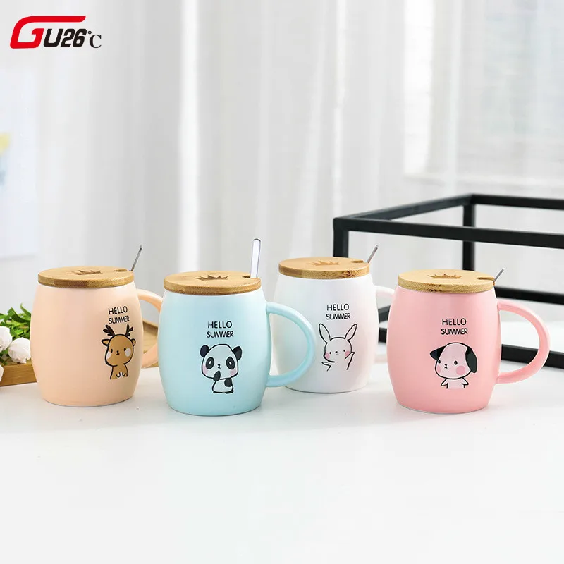 Cute Dog Cartoon Colour Animal Wood Cover Ceramics Mug With Lid Spoon Matting Big Belly Originality Cup Student Cup
Cute Dog Cartoon Colour Animal Wood Cover Ceramics Mug With Lid Spoon Matting Big Belly Originality Cup Student Cup