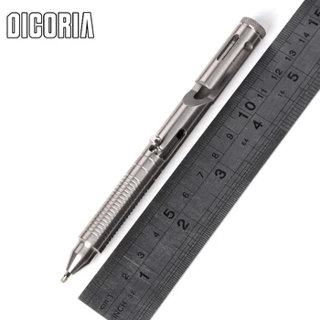 

DICORIA Drill Rod Titanium alloy metal color tactical pen camping outdoors survival practical EDC MULTI utility write pens tools