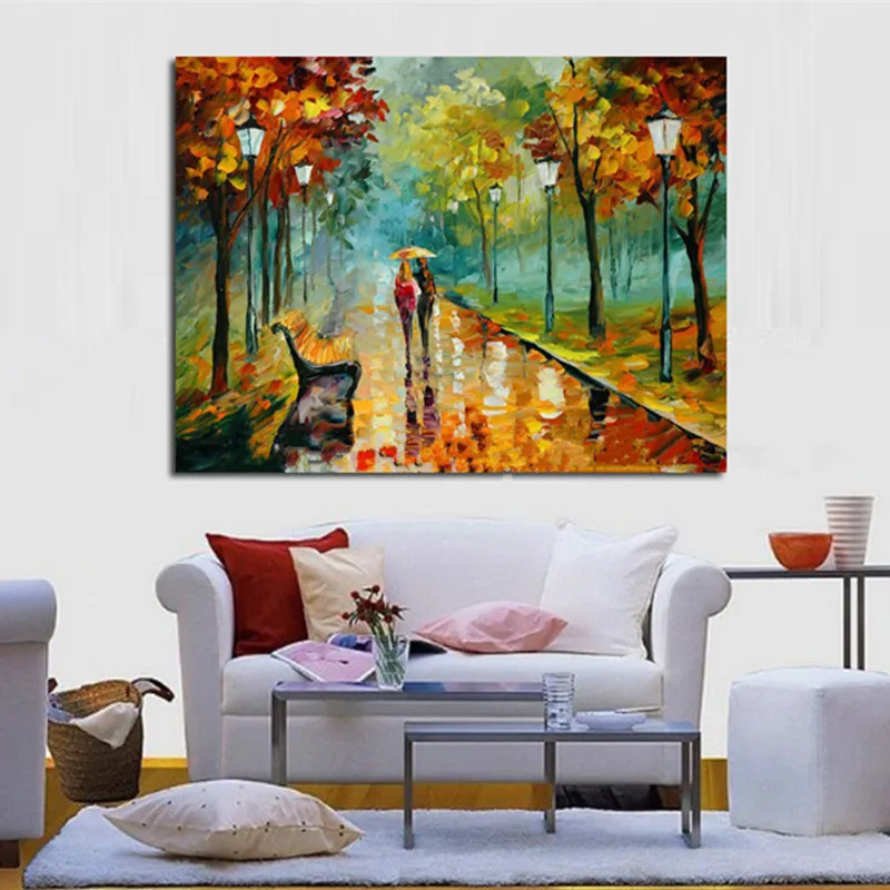 Hand Painted Landscape Oil Paintings Modern Abstract Wall Art Home Decor Canvas Painting Large Knife Park Trees Scenery Pictures 
Hand Painted Landscape Oil Paintings Modern Abstract Wall Art Home Decor Canvas Painting Large Knife Park Trees Scenery Pictures