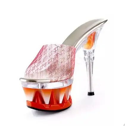 Sexy super high heel platform open toe women slippers Summer new mixed-colors peep toe spike heel shoes Fashion outdoor slides
Sexy super high heel platform open toe women slippers Summer new mixed-colors peep toe spike heel shoes Fashion outdoor slides