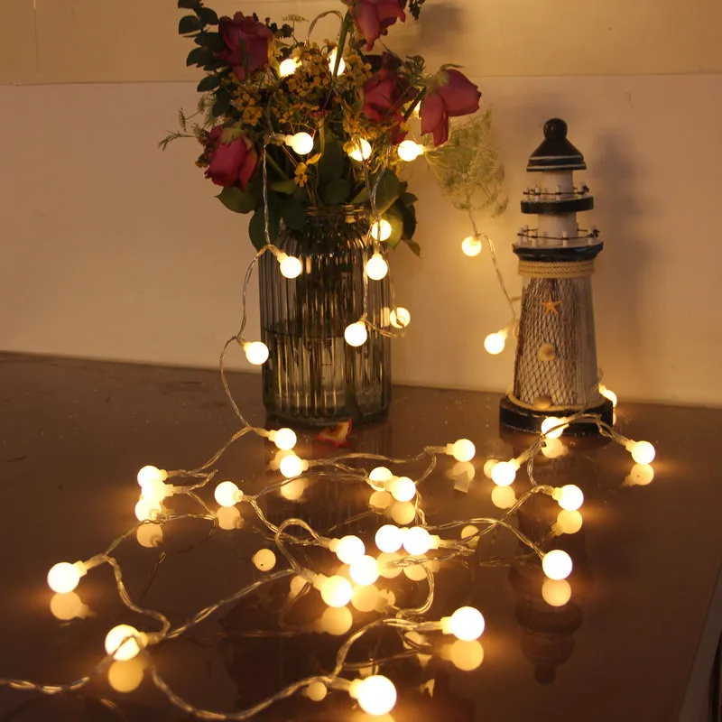 Hot 1.5M/3M'6M Fairy Garlands LED Ball String Light Waterproof For Christmas Tree Wedding Home Indoor Decoration Battery Powered
Hot 1.5M/3M'6M Fairy Garlands LED Ball String Light Waterproof For Christmas Tree Wedding Home Indoor Decoration Battery Powered