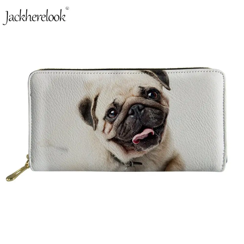 Jackherelook Pet Pug Dog Print Women PU Long Wallet Fashion Ladies Credit Card Holder Leather Purse Female Money Coin Phone Bags
Jackherelook Pet Pug Dog Print Women PU Long Wallet Fashion Ladies Credit Card Holder Leather Purse Female Money Coin Phone Bags