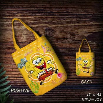 SpongeBob SquarePants Square Pocket Shopping Bag Eco-friendly Reusable Folding Canvas Reusable Fold Tote Bag Custom cartoon
SpongeBob SquarePants Square Pocket Shopping Bag Eco-friendly Reusable Folding Canvas Reusable Fold Tote Bag Custom cartoon