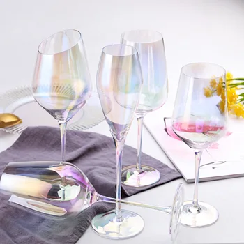Rainbow Plating Goblet Wine Glass Wedding Crystal Cocktail Glasses Champagne Flute Brandy Glass Stemless Egg Supplies Decanter
Rainbow Plating Goblet Wine Glass Wedding Crystal Cocktail Glasses Champagne Flute Brandy Glass Stemless Egg Supplies Decanter