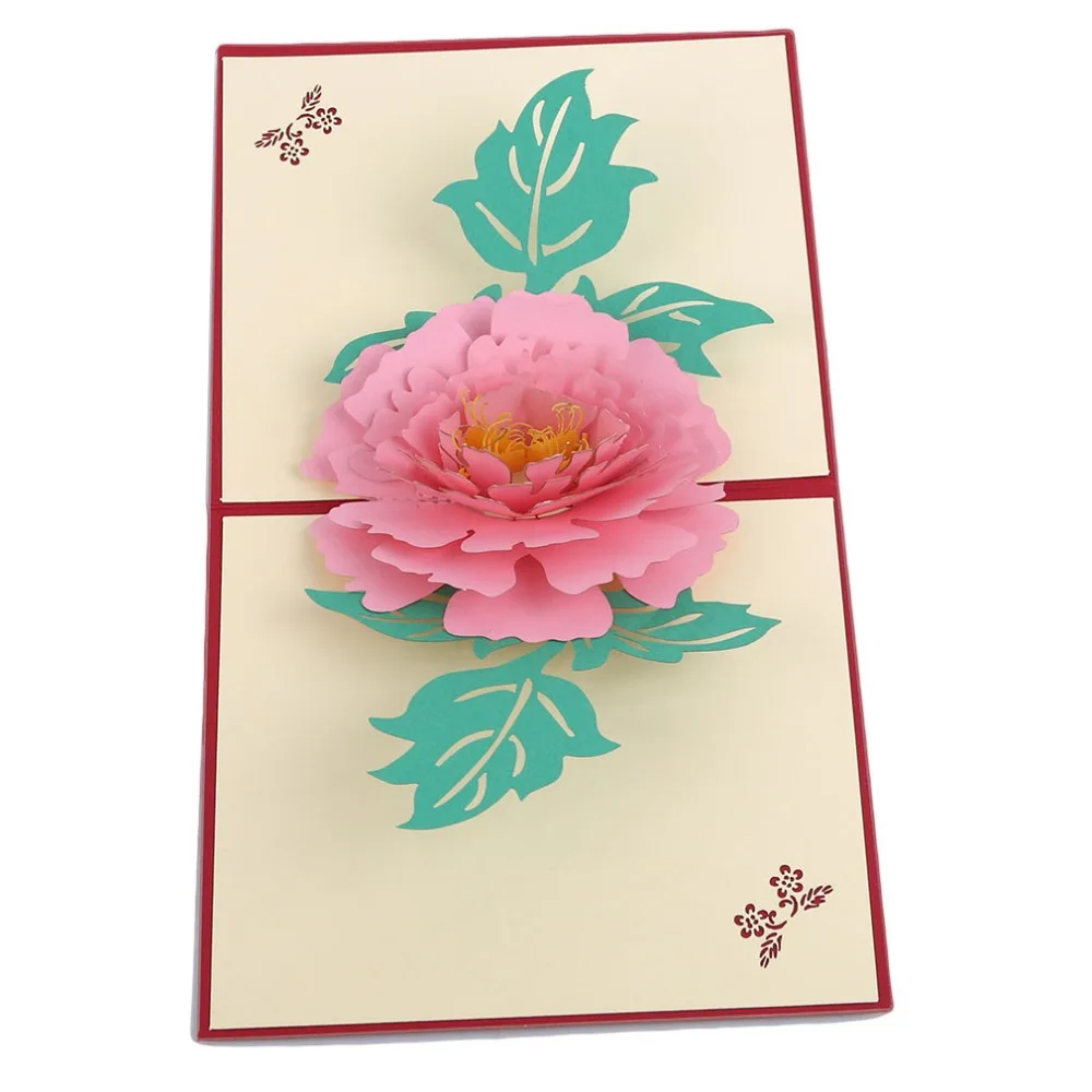 Luoyang Peony 3D Pop UP Cards Gift Postcard With Envelope Stickers Wedding Invitation Greeting Cards Anniversary Card Wenskaart
Luoyang Peony 3D Pop UP Cards Gift Postcard With Envelope Stickers Wedding Invitation Greeting Cards Anniversary Card Wenskaart