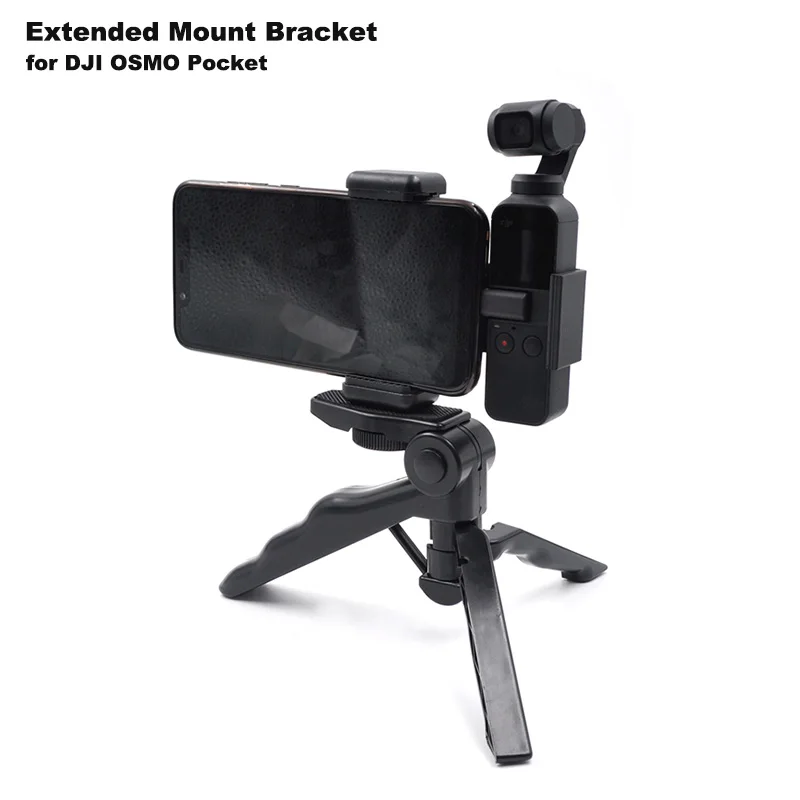 Foldable Tripod Phone Holder Clip Handle Grip 1/4 Adapter Mount Bracket for DJI OSMO Pocket Handheld Gimbal Camera Accessories
Foldable Tripod Phone Holder Clip Handle Grip 1/4 Adapter Mount Bracket for DJI OSMO Pocket Handheld Gimbal Camera Accessories