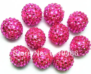 18X20MM Hot pink color 100pcs / lot Chunky Resin Rhinestone Beads,Bling Resin Ball Beads, for Chunky Necklace Jewelry
18X20MM Hot pink color 100pcs / lot Chunky Resin Rhinestone Beads,Bling Resin Ball Beads, for Chunky Necklace Jewelry