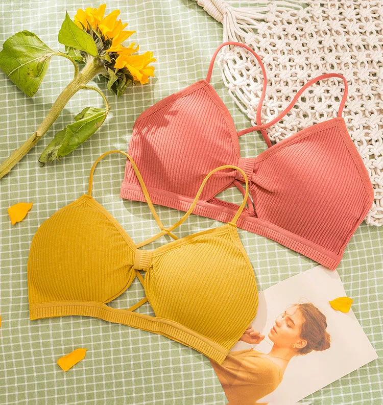 Wasteheart Women Fashion Black Yellow Wireless Bra Active Bras Female Padded Bra Yoga Seamless Cross Cotton Cross Straps Cup A B
Wasteheart Women Fashion Black Yellow Wireless Bra Active Bras Female Padded Bra Yoga Seamless Cross Cotton Cross Straps Cup A B