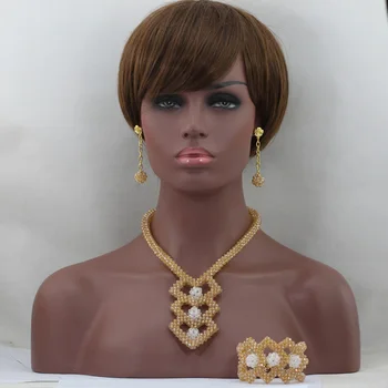 2017 Latest Pretty Simple Women Gold Pendant Necklace Set Fashion Indian Bride Gift Beads Jewelry Set Free Shipping HX827
2017 Latest Pretty Simple Women Gold Pendant Necklace Set Fashion Indian Bride Gift Beads Jewelry Set Free Shipping HX827